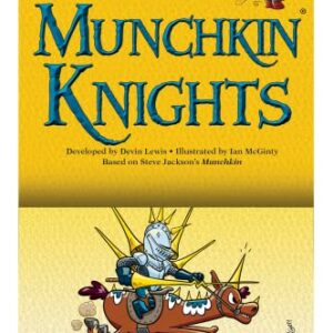 Steve Jackson Games Munchkin Knights Card Game (Mini-Expansion) | 15 Cards | Adult, Kids, & Family Game | Fantasy Adventure Roleplaying Game | Ages 10+ | 3-6 Players | Avg Play Time 120 Min | from