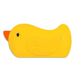 munchkin® quack™ duck bath mat for kids, yellow