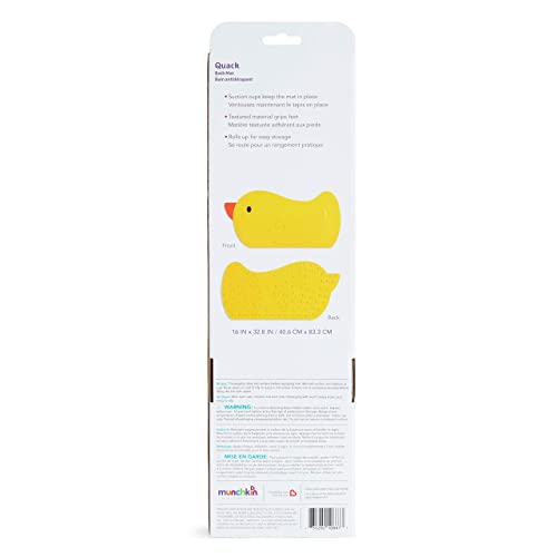 Munchkin® Quack™ Duck Bath Mat for Kids, Yellow