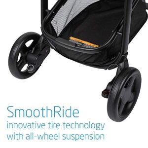 Maxi-Cosi Tayla Stroller, Modular Lightweight Stroller Seat, Parent or World Facing, Essential Black