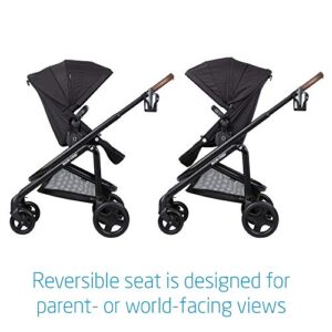 Maxi-Cosi Tayla Stroller, Modular Lightweight Stroller Seat, Parent or World Facing, Essential Black