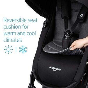 Maxi-Cosi Tayla Stroller, Modular Lightweight Stroller Seat, Parent or World Facing, Essential Black