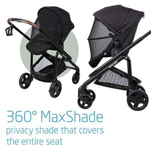 Maxi-Cosi Tayla Stroller, Modular Lightweight Stroller Seat, Parent or World Facing, Essential Black