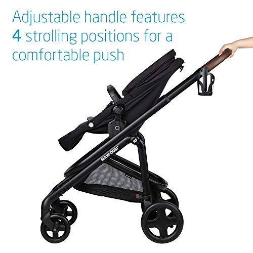 Maxi-Cosi Tayla Stroller, Modular Lightweight Stroller Seat, Parent or World Facing, Essential Black