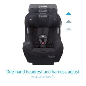 Maxi-Cosi Pria Sport Max Convertible Car Seat, Extended Weight Range Keeps Children Safely harnessed Longer: 5-40 pounds Rear Facing and 22-65 pounds Forward-Facing, Night Black