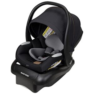 maxi-cosi maxi-cosi mico luxe infant car seat, rear-facing for babies from 4–30 lbs and up to 32”, midnight glow