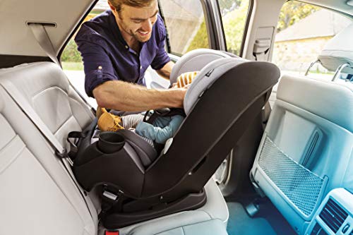 Maxi-Cosi Pria Max All-in-One Convertible Car Seat, rear-facing, from 4-40 pounds; forward-facing to 65 pounds; and up to 100 pounds in booster mode, Nomad Black