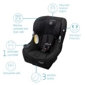 Maxi Cosi (Pria Sport) 2-in-1 Convertible Car Seat, Midnight Black,CC312FZA