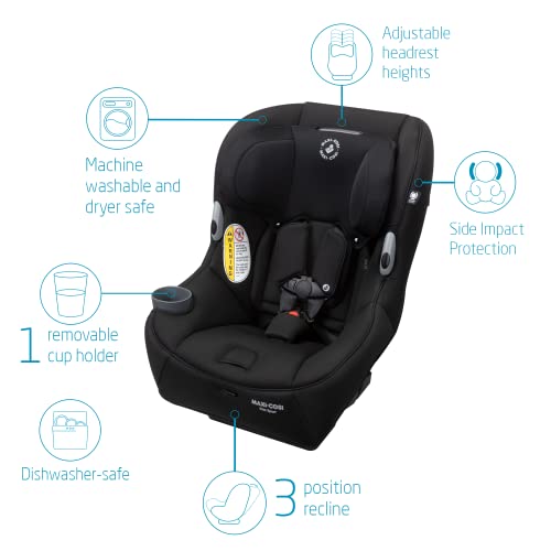 Maxi Cosi (Pria Sport) 2-in-1 Convertible Car Seat, Midnight Black,CC312FZA