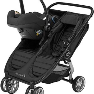 Baby Jogger | Maxi COSI, Be Safe, Cybex Car Seat Adapter |City Mini 2 Double Stroller, City Mini GT2 Double Stroller, Black