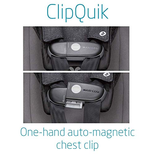 Maxi-Cosi Magellan Xp Max All-In-One Convertible Car Seat with 5 Modes & Magnetic Chest Clip, Nomad Black