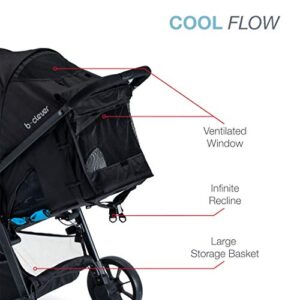 Britax B-Clever Compact Stroller, Cool Flow Teal - One Hand Fold, Ventilated Seating Area, All Wheel Suspension