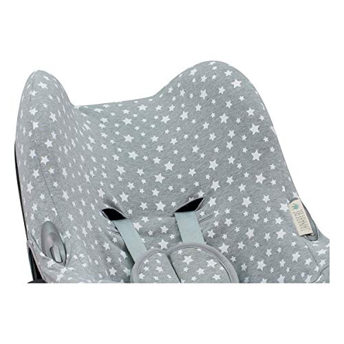 JANABEBE Cover Liner Compatible with Maxi COSI Cabriofix, City, Streety Fix (White Star)