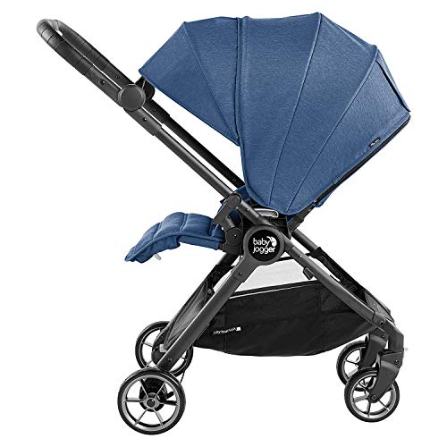 Baby Jogger City Tour LUX Stroller | Compact Travel Stroller | Lightweight Baby Stroller with Backpack-Style Carry Bag, Perfect for Travel, Iris