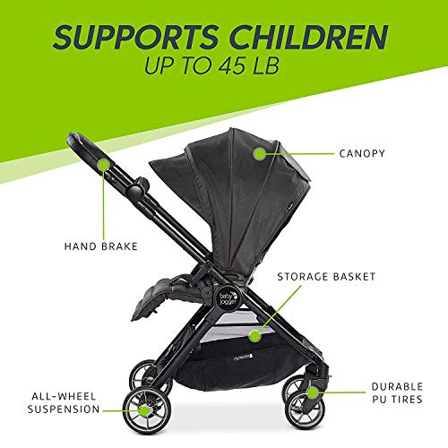 Baby Jogger City Tour LUX Stroller | Compact Travel Stroller | Lightweight Baby Stroller with Backpack-Style Carry Bag, Perfect for Travel, Iris