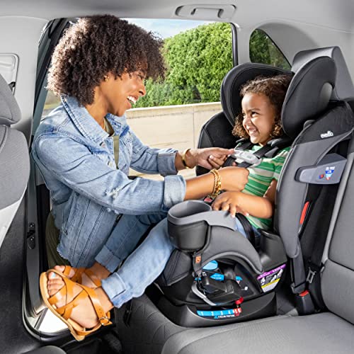 Evenflo All4One DLX 4-In-1 Convertible Car Seat (Belmont Brown)