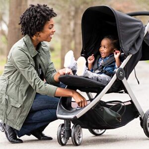 Britax B-Lively Lightweight Stroller, Raven - One Hand Fold, Large UV50+ Canopy, All Wheel Suspension