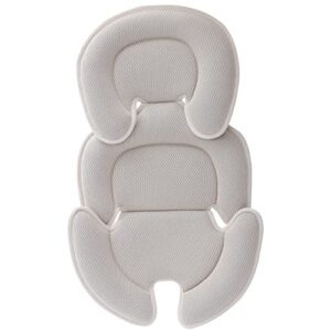 innokids head and body support pillow infant car seat insert for newborn to toddler stroller cushion for baby shower gifts (gray)