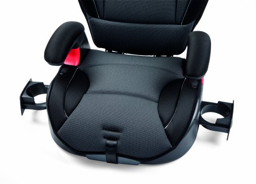 Peg Perego Viaggio HBB 120 - Booster Car Seat - for Children from 40 to 120 lbs - Made in Italy - Crystal Black (Black)