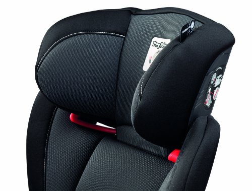 Peg Perego Viaggio HBB 120 - Booster Car Seat - for Children from 40 to 120 lbs - Made in Italy - Crystal Black (Black)