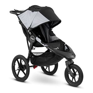 baby jogger summit x3 jogging stroller – 2016 | air-filled rubber tires | all-wheel suspension | quick fold jogging stroller, black/gray