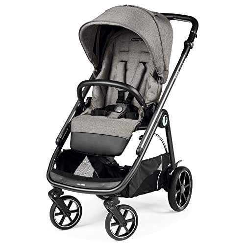 Peg Perego Veloce - Compact Full Featured Lightweight Stroller - Compatible with All Primo Viaggio 4-35 Infant Car Seats - Made in Italy - City Grey (Grey)