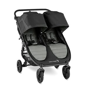 baby jogger city mini gt2 all-terrain double stroller, slate , 41.1 x 30.5 x 43.1 inch (pack of 1)