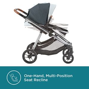 Contours Legacy Convertible Stroller, Single-to-Double Design, Reversible Seats, UPF 50 Sun Canopy, Height Adjustable Handle, 5-Point Safety Harness, Plenty of Storage - Washed Teal