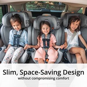 Chicco OneFit ClearTex All-in-One Car Seat, Rear-Facing Seat for Infants 5-40 lbs, Forward-Facing Car Seat 25-65 lbs, Booster 40-100 lbs, Convertible Car Seat | Lilac/Purple