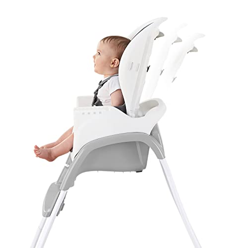 Ingenuity SmartClean Trio Elite 3-in-1 Convertible Baby High Chair, Toddler Chair, and Dining Booster Seat - Slate