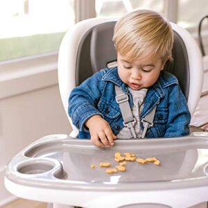 Ingenuity SmartClean Trio Elite 3-in-1 Convertible Baby High Chair, Toddler Chair, and Dining Booster Seat - Slate