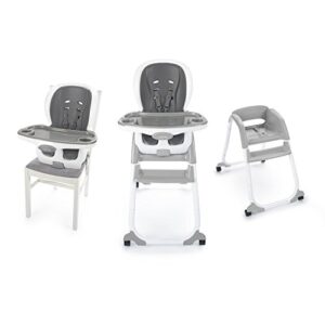 Ingenuity SmartClean Trio Elite 3-in-1 Convertible Baby High Chair, Toddler Chair, and Dining Booster Seat - Slate