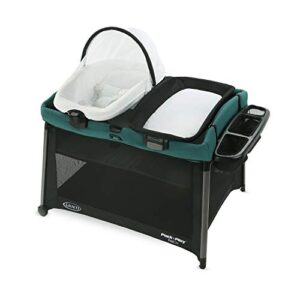 graco pack ‘n play foldlite playard | lightweight travel pack ‘n play with easy, compact fold, remi