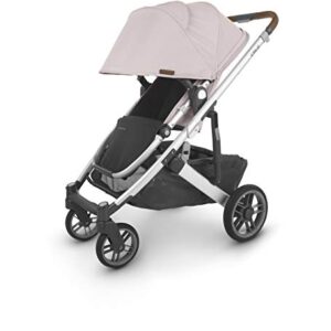 UPPAbaby Cruz V2 Stroller - Alice (Dusty Pink/Silver/Saddle Leather) + Mesa Infant Car Seat - Jake (Black)