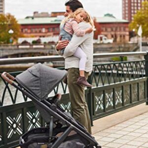 Vista V2 Stroller - Greyson (Charcoal Melange/Carbon/Saddle Leather)