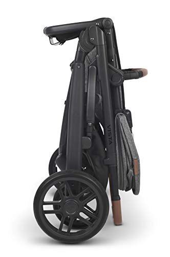 Vista V2 Stroller - Greyson (Charcoal Melange/Carbon/Saddle Leather)