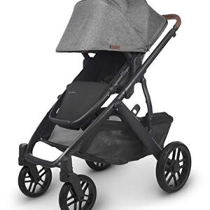 Vista V2 Stroller - Greyson (Charcoal Melange/Carbon/Saddle Leather)