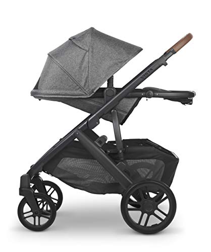 Vista V2 Stroller - Greyson (Charcoal Melange/Carbon/Saddle Leather)