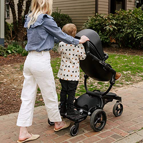 Lascal BuggyBoard Maxi Universal Stroller Board, Black, Fits Strollers Including UPPAbaby, Baby Jogger, Bugaboo, No Need for a Double Stroller for Infant and Toddler, Max Weight 66 lbs.