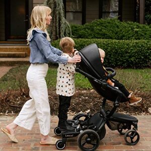 Lascal BuggyBoard Maxi Universal Stroller Board, Black, Fits Strollers Including UPPAbaby, Baby Jogger, Bugaboo, No Need for a Double Stroller for Infant and Toddler, Max Weight 66 lbs.