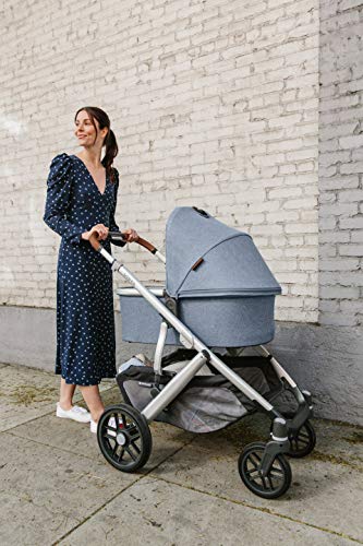 UPPAbaby Bassinet, Gregory (Blue Melange/Silver)