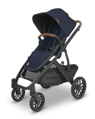 Vista V2 Stroller - NOA (Navy/Carbon/Saddle Leather) + MESA Infant Car Seat - Jake (Black)