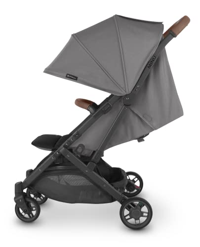 MINU V2 Stroller-Greyson (Charcoal mélange/Carbon/Saddle Leather)