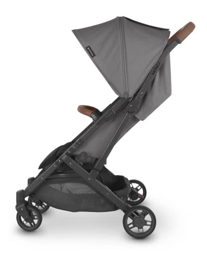 MINU V2 Stroller-Greyson (Charcoal mélange/Carbon/Saddle Leather)