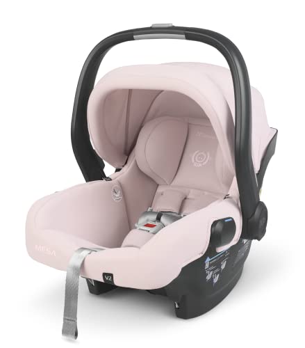 Vista V2 Stroller - Alice (Dusty Pink/Silver/Saddle Leather) + MESA V2 Infant Car Seat - Alice (Dusty Rose)