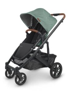 cruz v2 stroller – gwen (green melange/carbon/saddle leather)