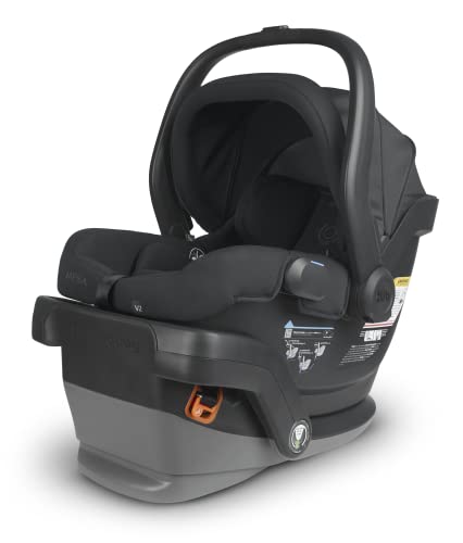 Vista V2 Stroller - NOA (Navy/Carbon/Saddle Leather) + MESA V2 Infant Car Seat - Jake (Charcoal)