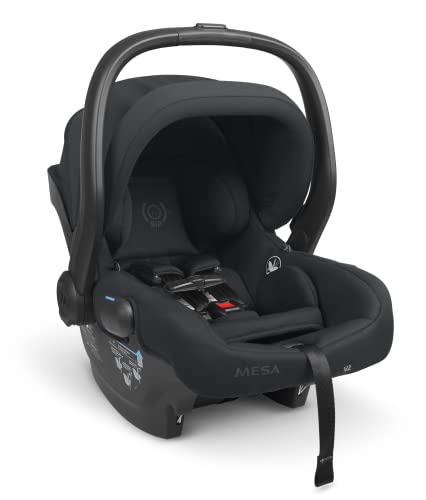 Vista V2 Stroller - NOA (Navy/Carbon/Saddle Leather) + MESA V2 Infant Car Seat - Jake (Charcoal)