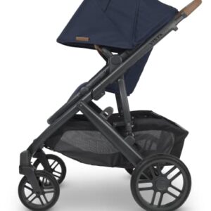 Vista V2 Stroller - NOA (Navy/Carbon/Saddle Leather) + MESA V2 Infant Car Seat - Jake (Charcoal)