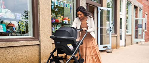 Vista V2 Stroller - Greyson (Charcoal Melange/Carbon/Saddle Leather) + MESA V2 Infant Car Seat - Jake (Charcoal)